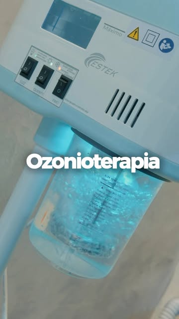 Equipamento de ozonioterapia capilar do salão